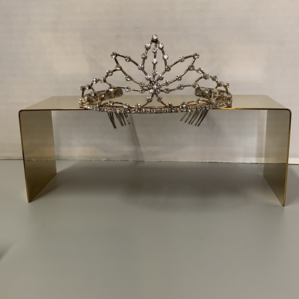 Rhinestone Tiaras lot of 2 Hair Piece, Wedding, Prom, Special Event - Picture 3 of 8